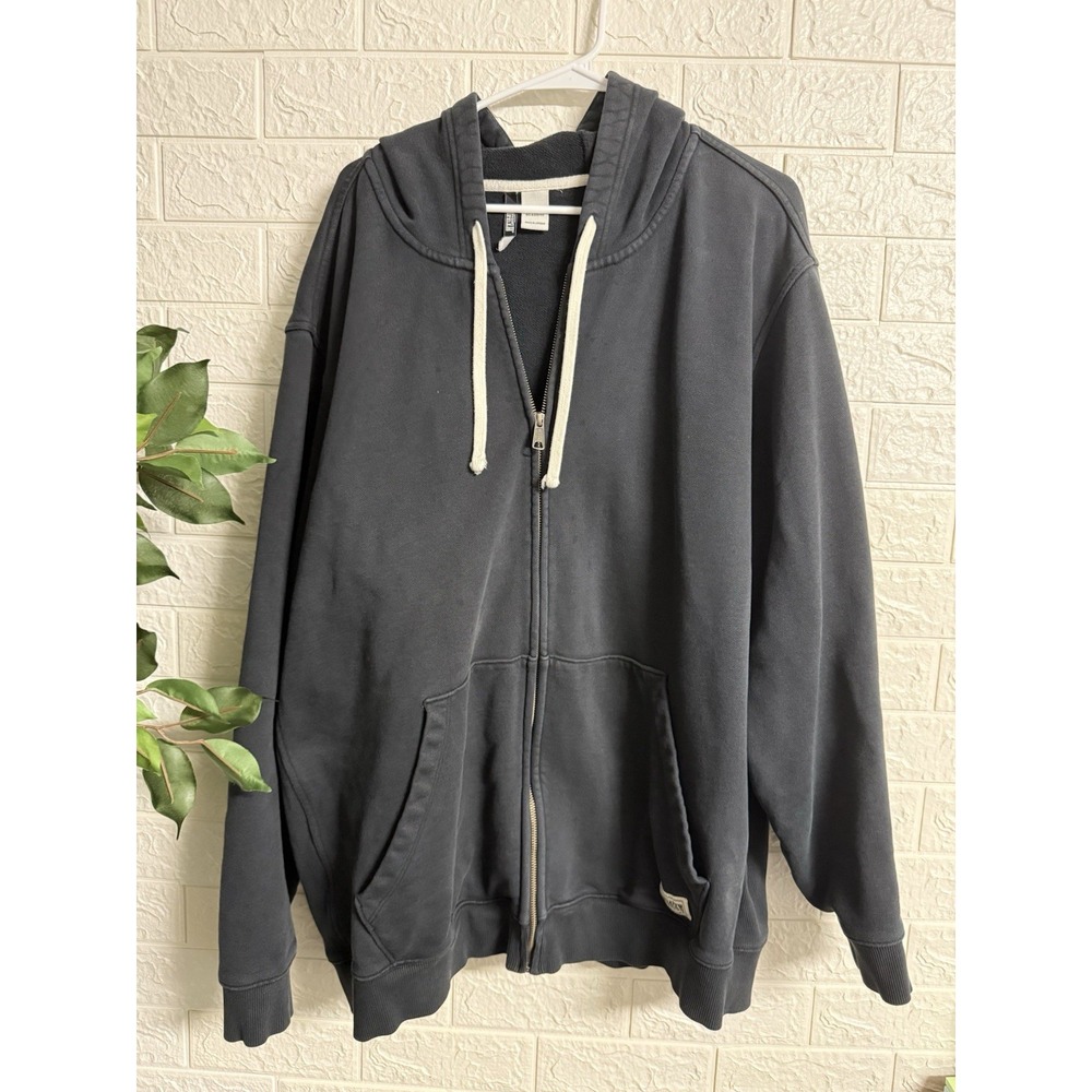DULUTH Men Souped-Up Full Zip Hoodie Black 2XL Relaxed Fit RN106803